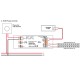 Stmievač PWM pre LED pásy (4in1) - TRIAK, DALI, 0/1-10V, PUSH SR-2303P