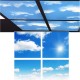 LED panel 60x60cm s motívom oblohy 3D-SKY OPTONICA 45W 1000 Lumenov Studená biela farba svetla