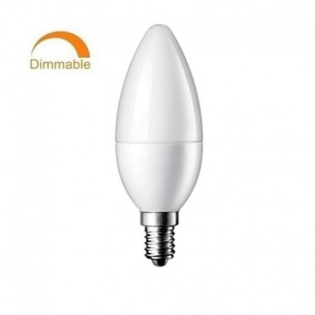 E14 C37 LED SMD2835 8W 750Lm Warm White Candle DIMM LUMENIX