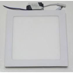 Zápustný štvorcový LED panel OPTONICA 18W Natural White 225x225mm