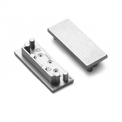 Koncovky pre hliníkový profil VARIO30 - 01-plastové/pár