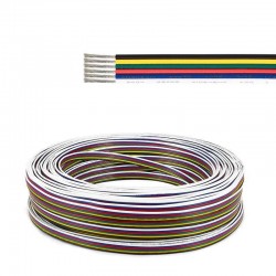 Šesťlinka 6x0,5mm pre RGBCCT LED pásy - plochá
