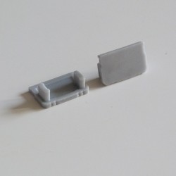 Koncovky pre hliníkový profil WIDE 16x10mm (13mm) - plastové