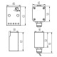Súmrakový spínač osvetlenia AC 220-240V 10A IP65 KANLUX AZ-10A