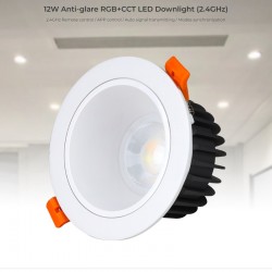 LED stropné svietidlo 12W RGB+CCT Downlight-integrated controller MiLight