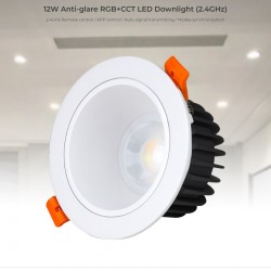LED stropné svietidlo 12W RGB+CCT Downlight-integrated controller MiLight FUT071