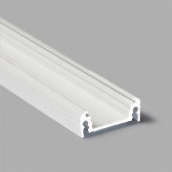 Hliníkový profil pre LED pásy SURFACE14 (24x9mm) - biely lakovaný