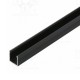 Prisadený hliníkový profil 18,8 x 18,6mm SMART16 čierny anodovaný