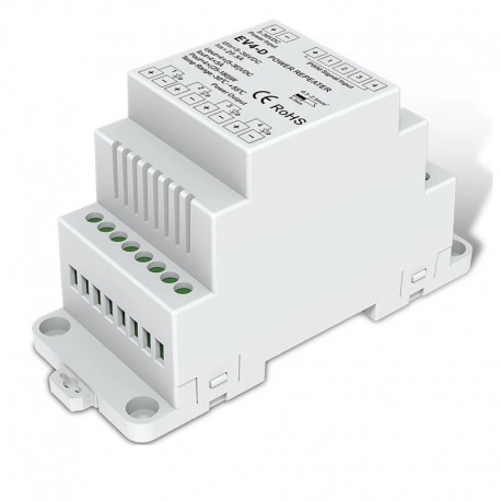 Zosilovač signálu na DIN lištu 4x5A (20A) DC5/36V SKD-EV4-D