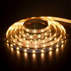 Flexibilný LED pás 60LED/m SMD2835 4,8W/m 400Lm Teplá biela 3000K CRI90 DC 24V 8mm široký