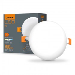 LED stropné svietidlo 9W 760Lm Natural White 170° VIDEX