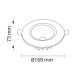 Downlight D168mm COB 15W 1200Lm Warm White 145° OPTONICA