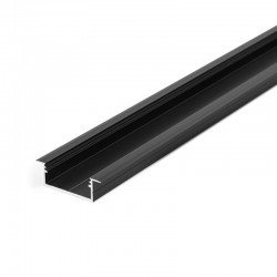 Hliníkový profil pre LED pásy VARIO30-06 zápustný - BLACK