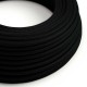 Kábel elek. textilný H03VV 2x0,75 300/300V čierny
