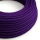 Kábel elek. textilný H03VV 2x0,75 300/300V fialový