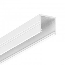 Prisadený hliníkový profil 18,8 x 18,6mm SMART16 biely lakovaný