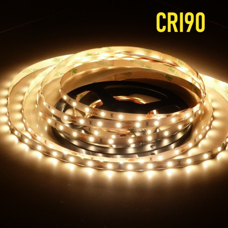 Flexibilný LED pás LS 60LED SMD2835 4,8W 400Lm Warm White 12V CRI90 EPISTAR 8mm