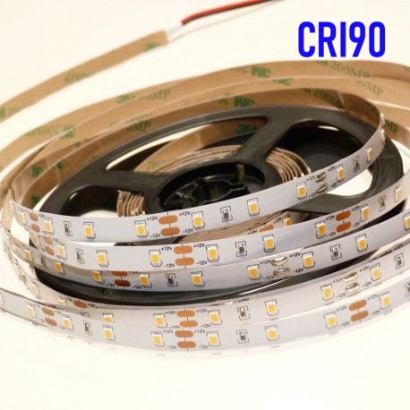 Flexibilný LED pásLS 60LED SMD2835 4,8W 460Lm Cold White 12V CRI90 Led4chip 8mm