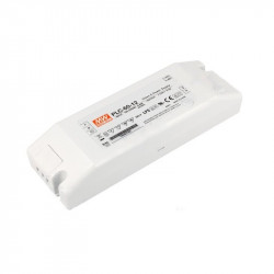 LED nábytkový napájací zdroj 12V-60W PFC IP20 Mean Well PLC-60-12