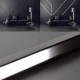 Čierny - dymový naklikávací difúzor na hliníkový profil pre LED pásy typu CORNER, SURFACE, GROOWE, OVAL, UNI12, EDGE10 a TRIO