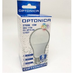 E27 A60 LED 15W 1320Lm Natural White OPTONICA
