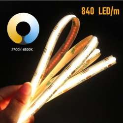 Flexibilný LED pás COB 840LED 15W 1560Lm CCT (2700-6500K) 24V CRI90 10mm Led4chip