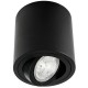 Svietidlo stropné prisadené VENICE 1xGU10 84x80mm - čierne pieskované