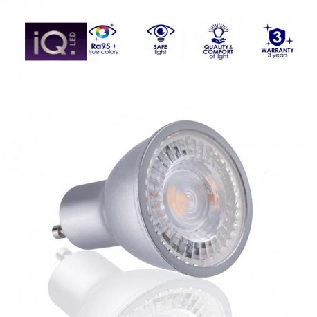 LED žiarovka GU10 7W 580 Lumenov Naturálna biela CRI95 36° Kanlux-IQ