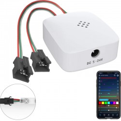 WiFi kontrolér pre RGB digitálne LED pásy s SPI riadiacim signálom SMART PIXEL