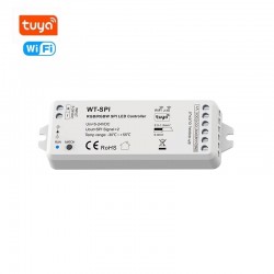 WiFi/RF 2,4GHz kontrolér pre digitálne LED pásy RGB/RGBW 5-24VDC SKYDANCE WT-SPI