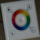 Nástenný RGB ovládací panel dotykový DC12V 3x3A - biely