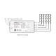 Matter Over WiFi + RF 2,4GHz prijímač 5in1 pre riadenie LED pásov DC12/24V 12A MiLight SM5