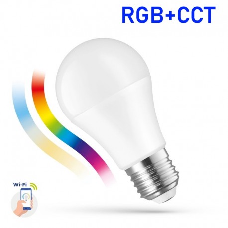 E27 SMART LED RGB+CCT 13W 1500Lm WiFi 2,4GHz spectrumLED