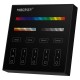 Nástenný dotykový ovládač RGB/RGBW/CCT pre RF prijímače a svietidlá MiLight-B4 Panel čierny