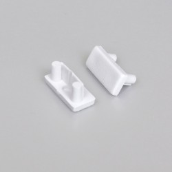 Koncovky plastové biele pre hliníkový profil BEGTON12 white