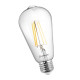 LED žiarovka E27 ST64 FILAMENT LED 8W 880Lm Warm White 3000K LUMILED