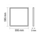 LED panel 60x60cm 36W 3600Lm (100Lm/W) Cold White OPTONICA 2711