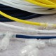 Priechodka pre textilný kábel - transparentná
