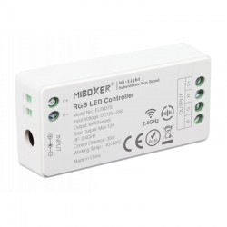 RF prijímač pre riadenie LED pásov RGB 3x6A (12A) MiLight FUT037S
