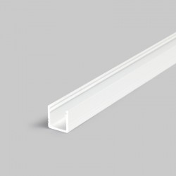 Hliníkový profil pre LED pásy SMART10 (12x12mm) - biely lakovaný
