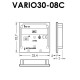 Koncovky pre hliníkový profil VARIO30-08-C - čierne/pár