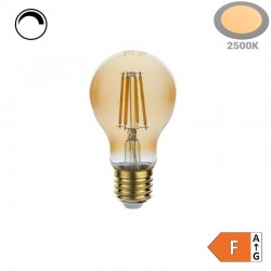 LED žiarovka E27 A60 Filament LED 8W 700Lm Warm White DIMM Golden Glass OPTONICA