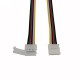 Konektor obojstranný LS RGB+CCT (6-pin)-12mm-plastový klip