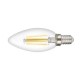 LED žiarovka E14 C35 Filament LED 6W 730Lm Warm White OPTONICA