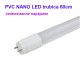 LED trubica T8 60cm 7W 1140Lm Natural White NANO-PVC - jednostranné napájanie OPTONICA