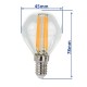 LED žiarovka E14 G45 Filament LED 4W 500Lm Warm White spectrumLED WOJ14071