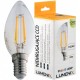 LED žiarovka E14 C35 Filament LED 10W 1120Lm Natural White LUMENIX
