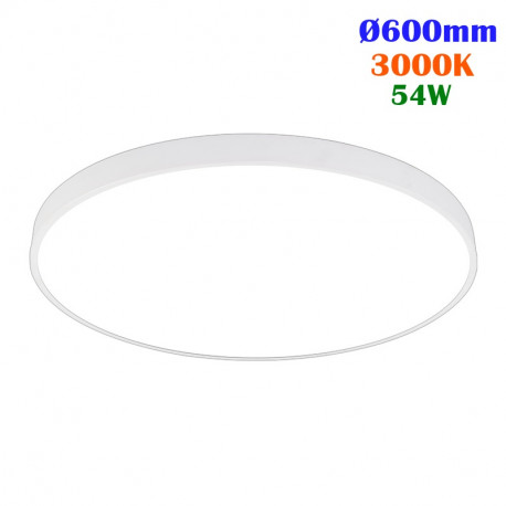 LED stropné svietidlo kruhové 54W 4050Lm Warm White OPTONICA biele