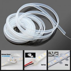 Silikónové púzdro pre LED pásy šírky 10mm - IP68