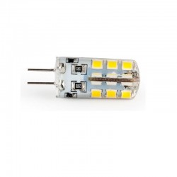LED žiarovka G4 24LED SMD2835 3,2W 320Lm Natural White DC12V Silikon LUMENIX